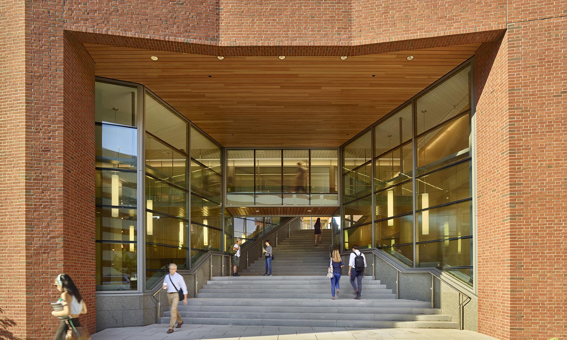 New College House exterior stairs