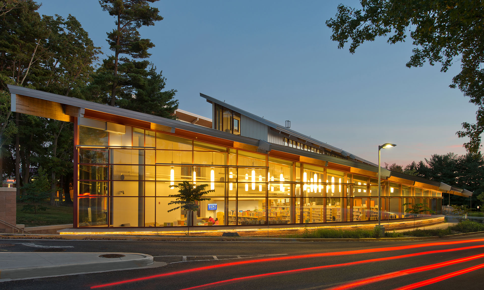 Olney Branch, Montgomery County Public Libraries exterior