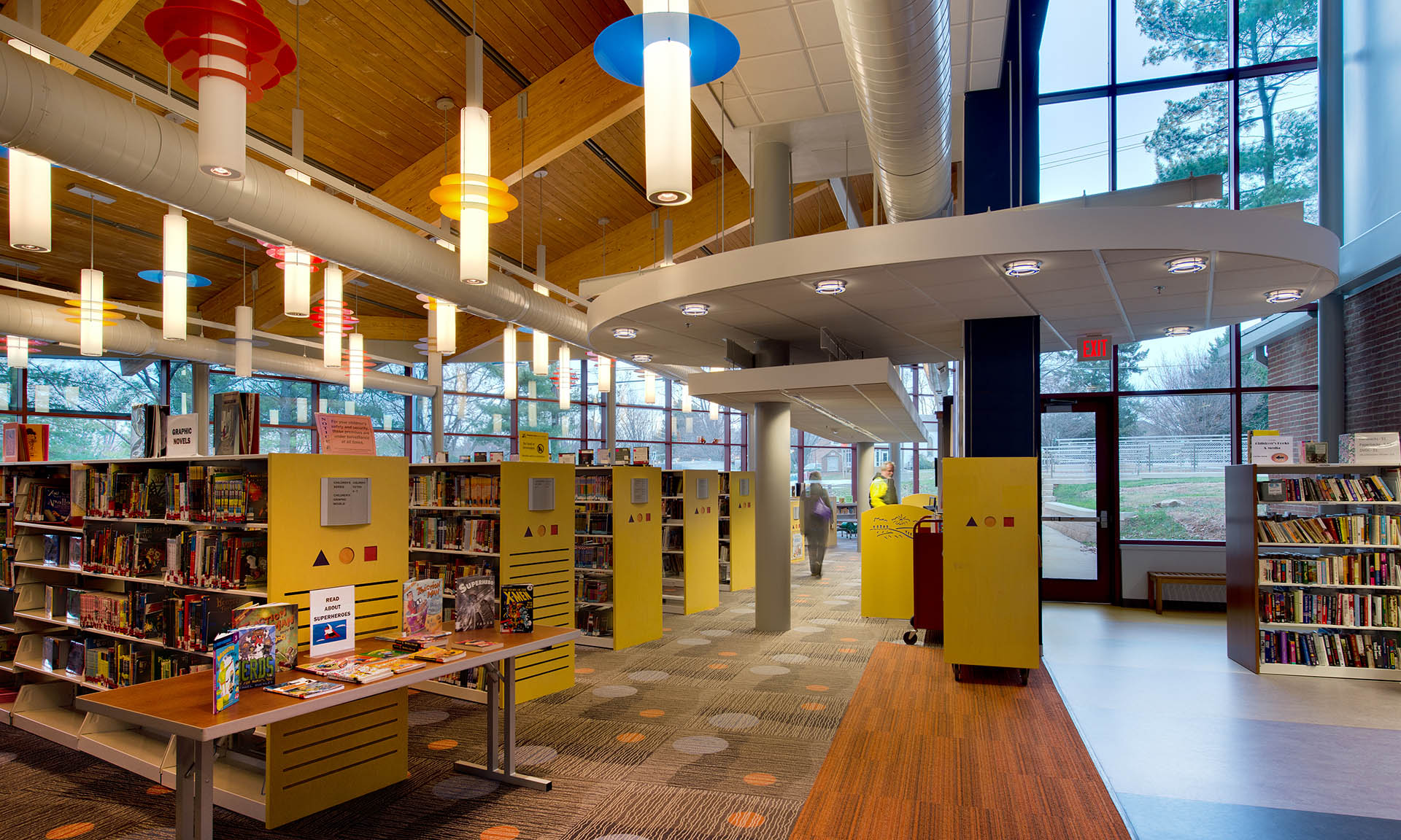 Olney Branch, Montgomery County Public Libraries interior