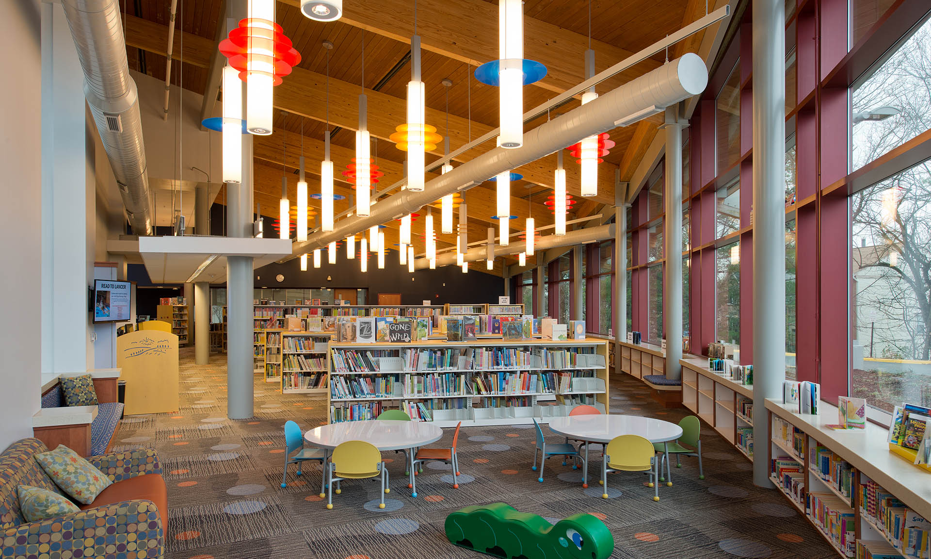 Olney Branch, Montgomery County Public Libraries interior