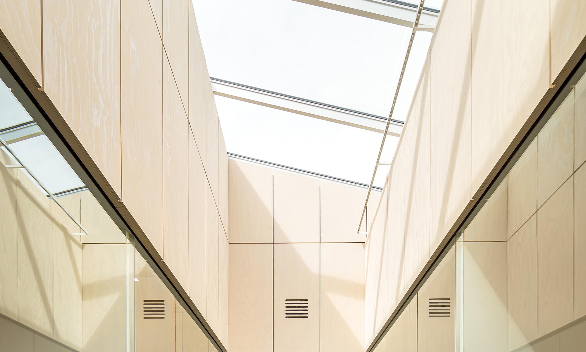 Oregon State University Forest Science Complex interior sky light