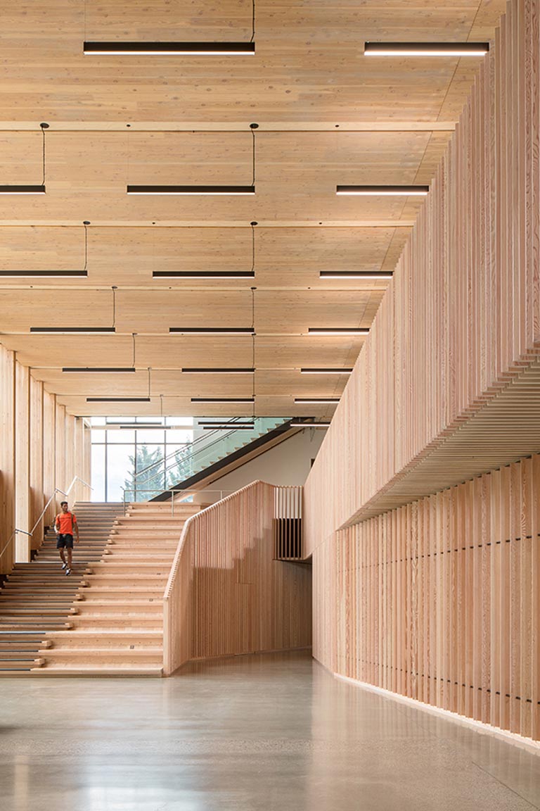 Oregon State University Forest Science Complex staircase