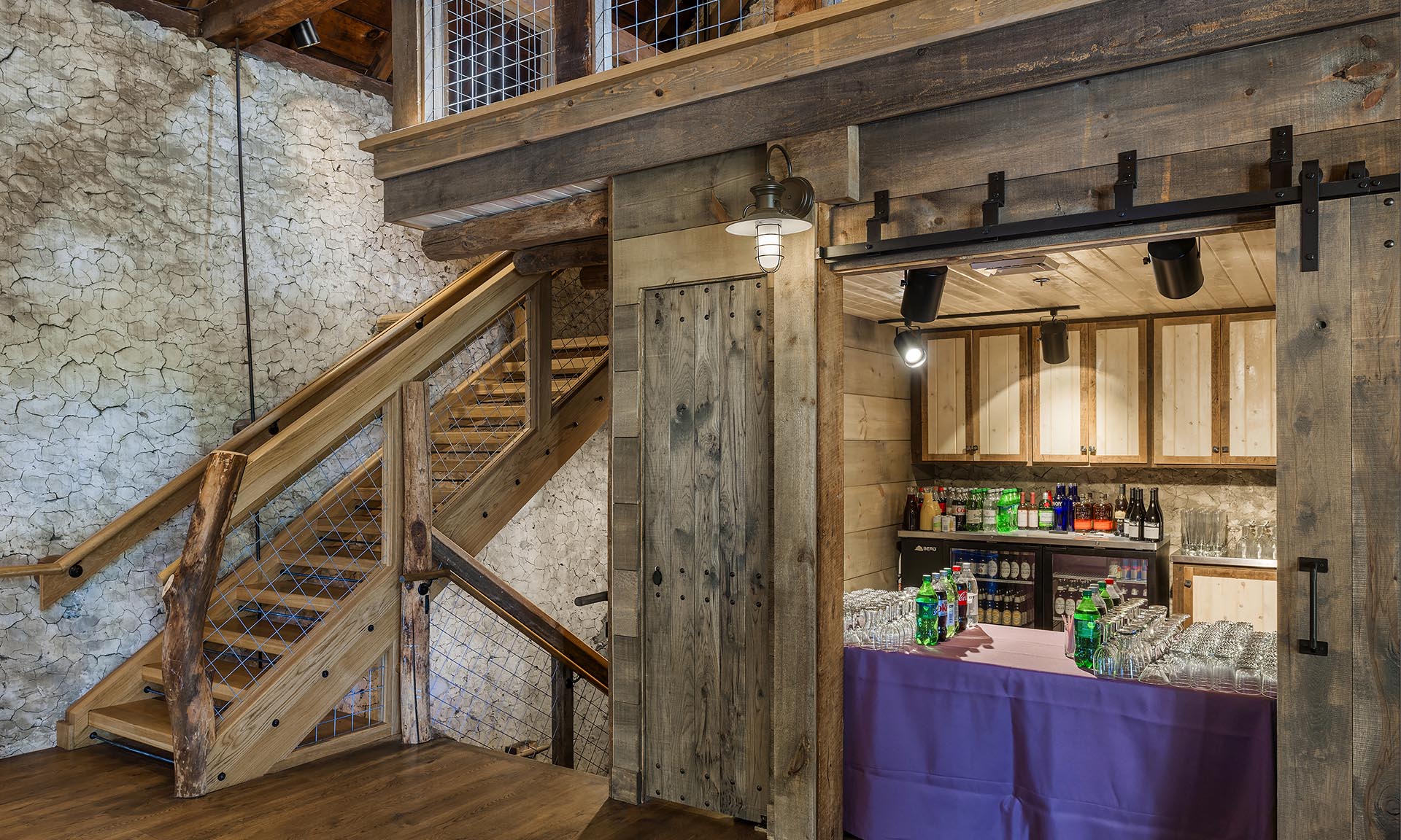 Painter Barn interior