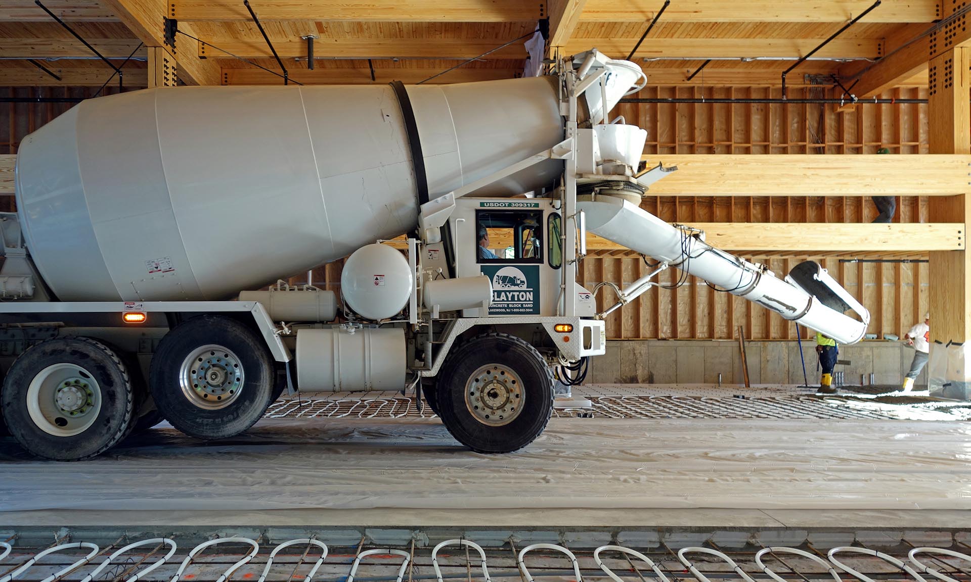 Princeton University Laboratory for Embodied Computation cement truck