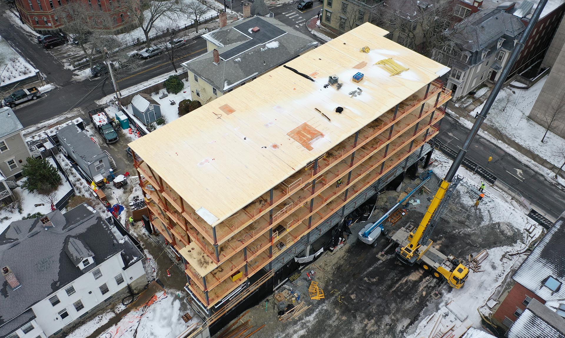 Rhode Island School of Design – North Hall exterior under construction