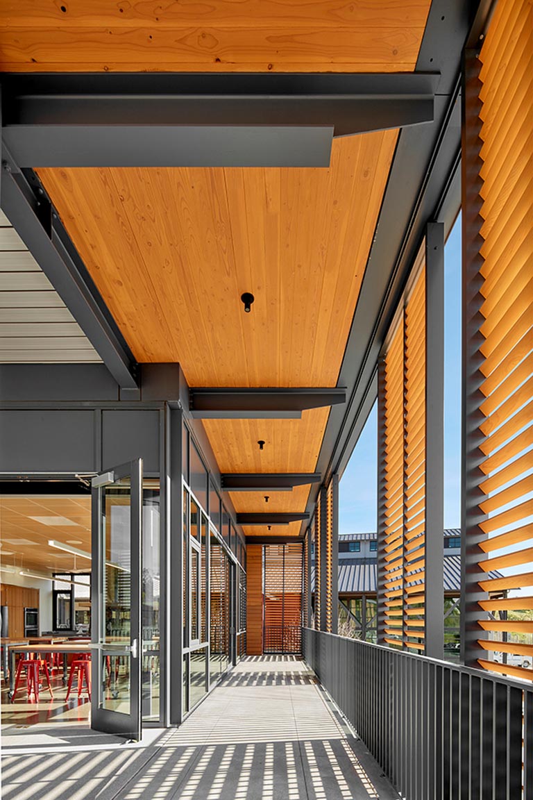 Sonoma Academy’s Janet Durgin Guild & Commons interior