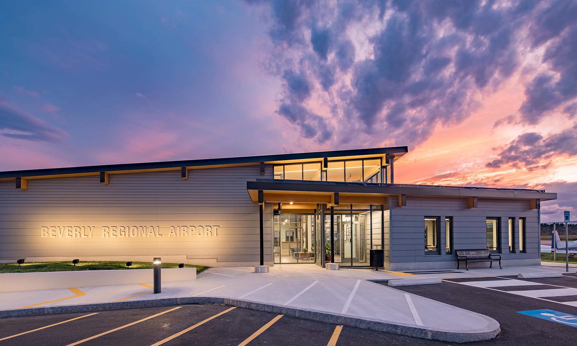 State of Massachusetts Public-Use Airport Buildings exterior