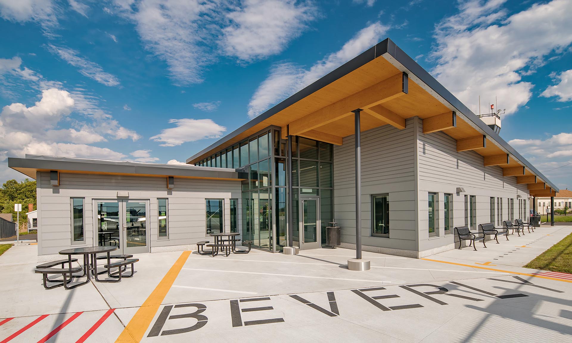 State of Massachusetts Public-Use Airport Buildings exterior