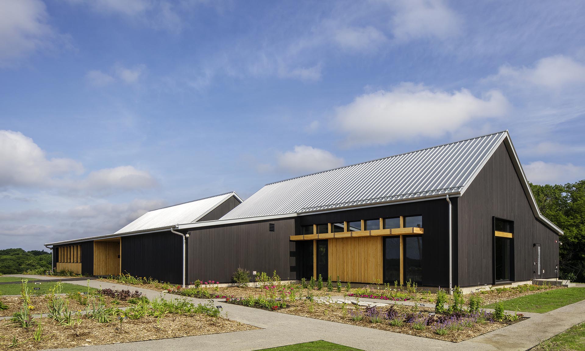 Tashjian Bee and Pollinator Discovery Center exterior