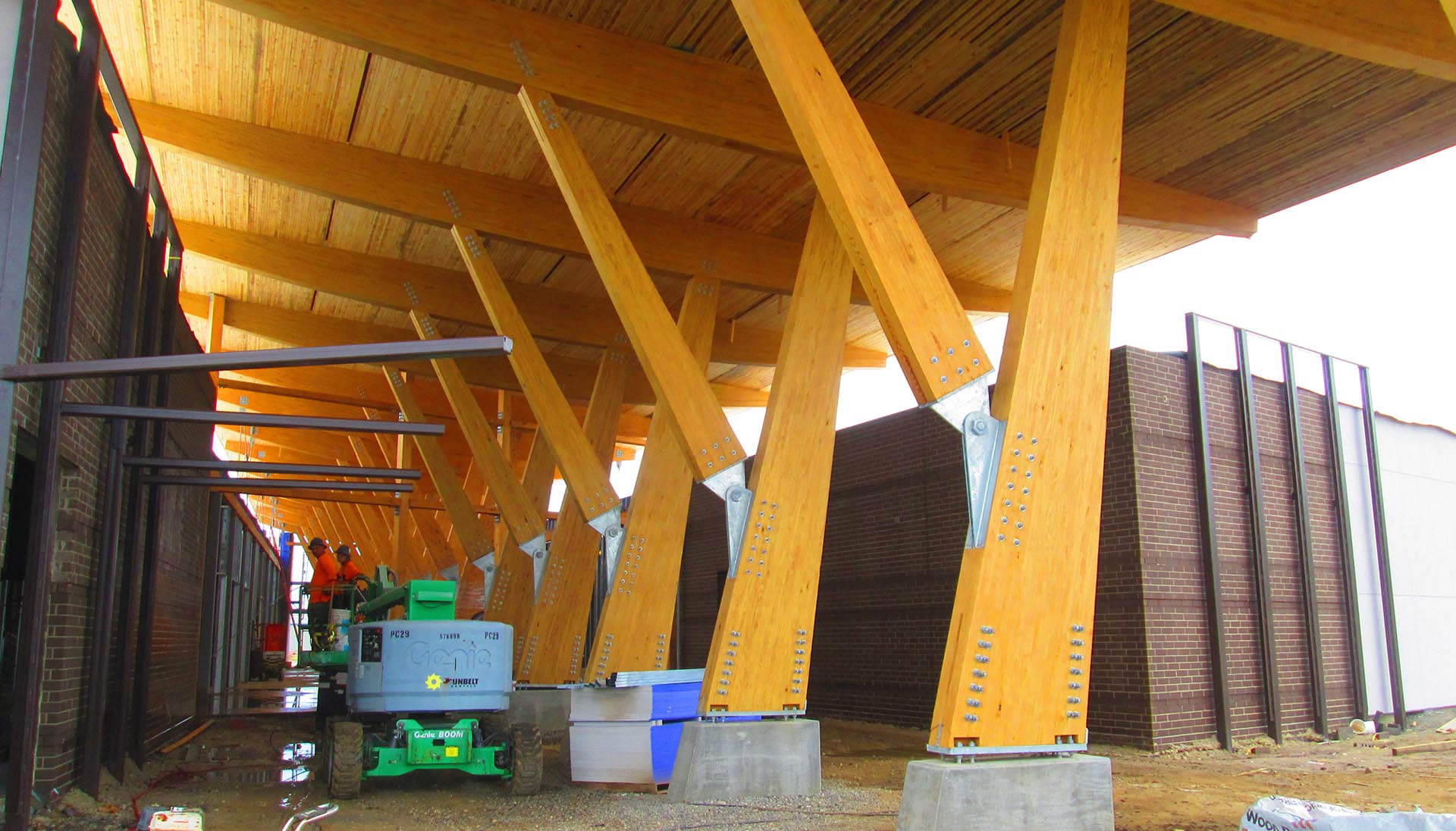 The Continuum glulam columns and beams