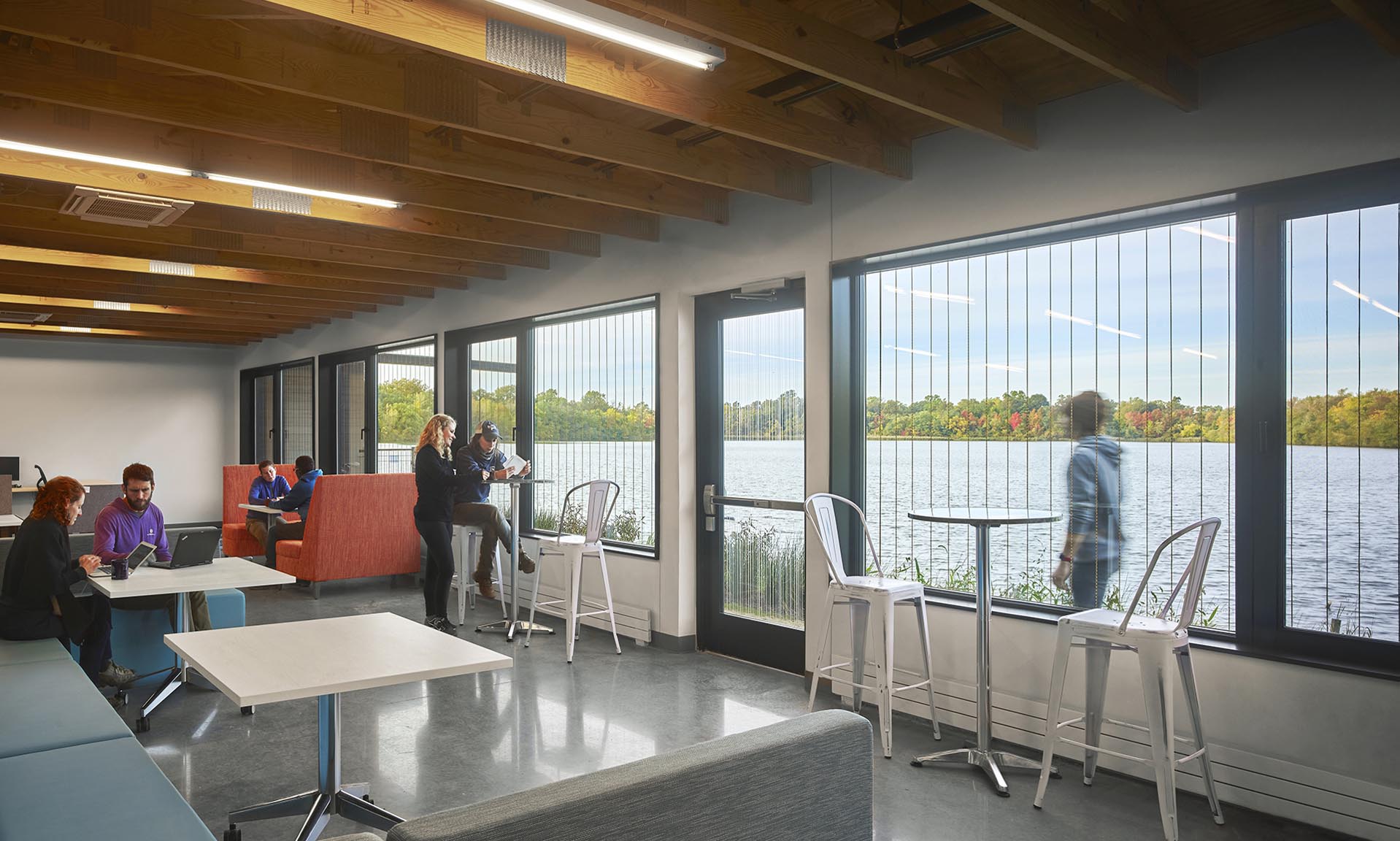 The Discovery Center dining area