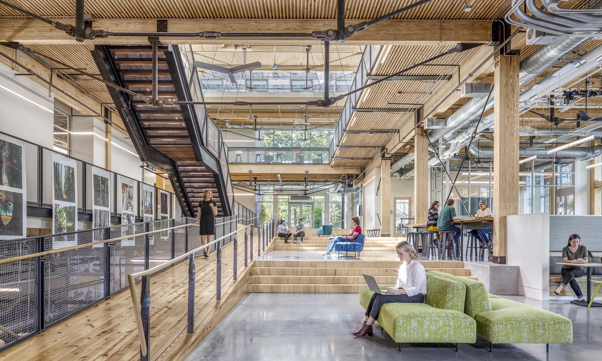 The Kendeda Building for Innovative Sustainable Design interior