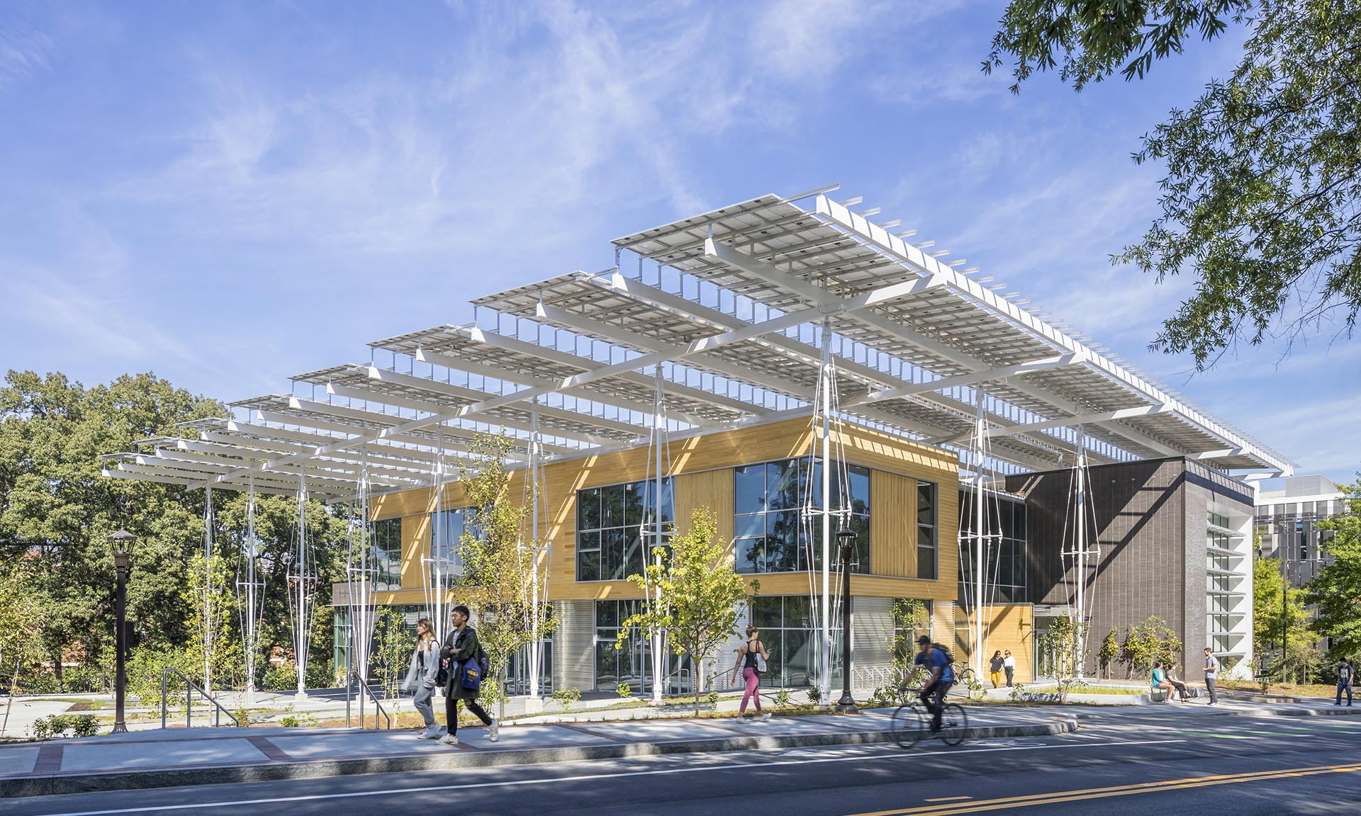 The Kendeda Building for Innovative Sustainable Design exterior street view