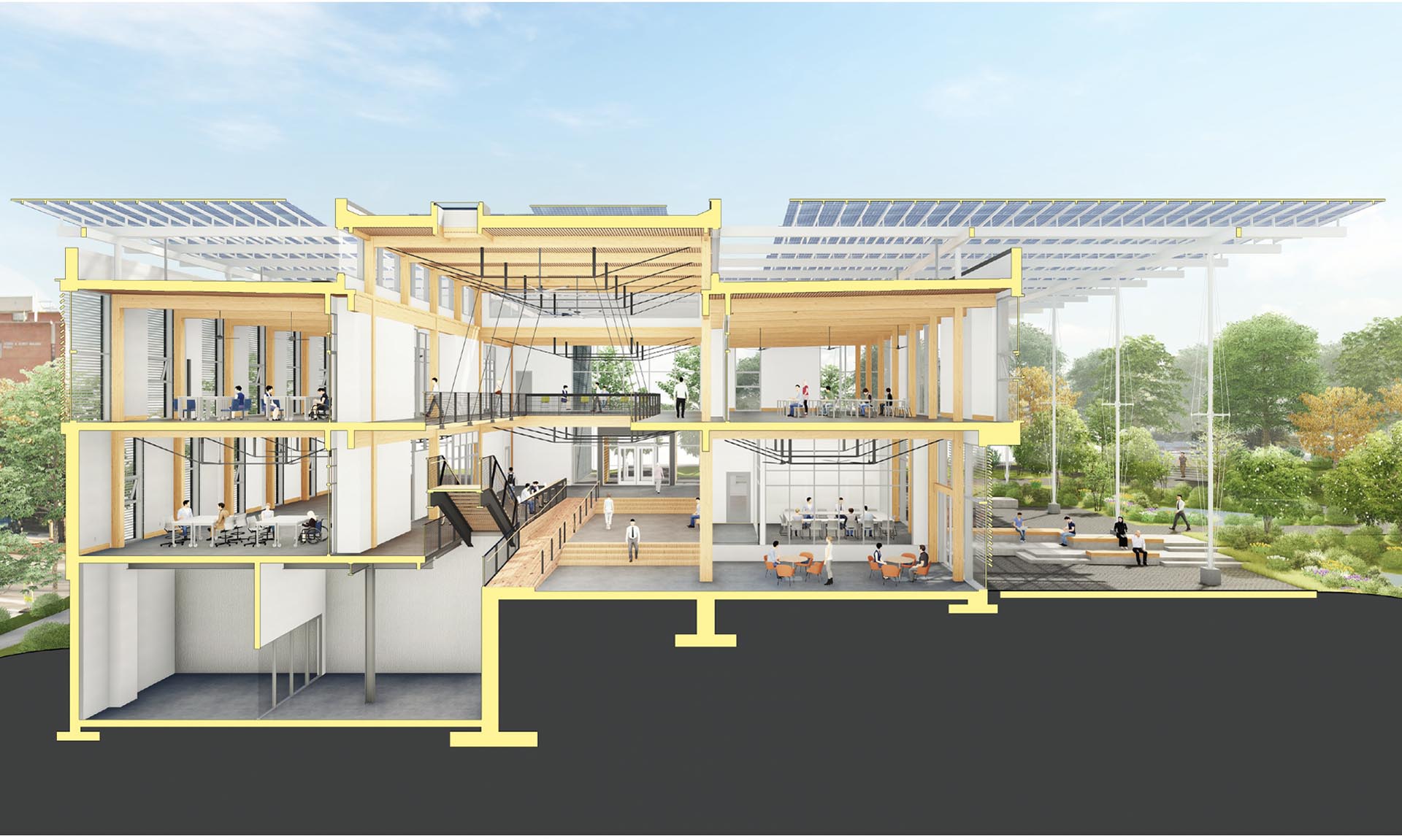 The Kendeda Building for Innovative Sustainable Design rendering