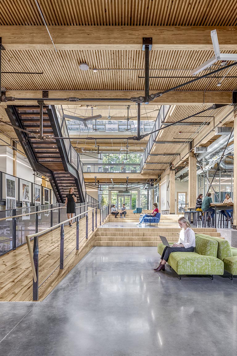 The Kendeda Building for Innovative Sustainable Design interior