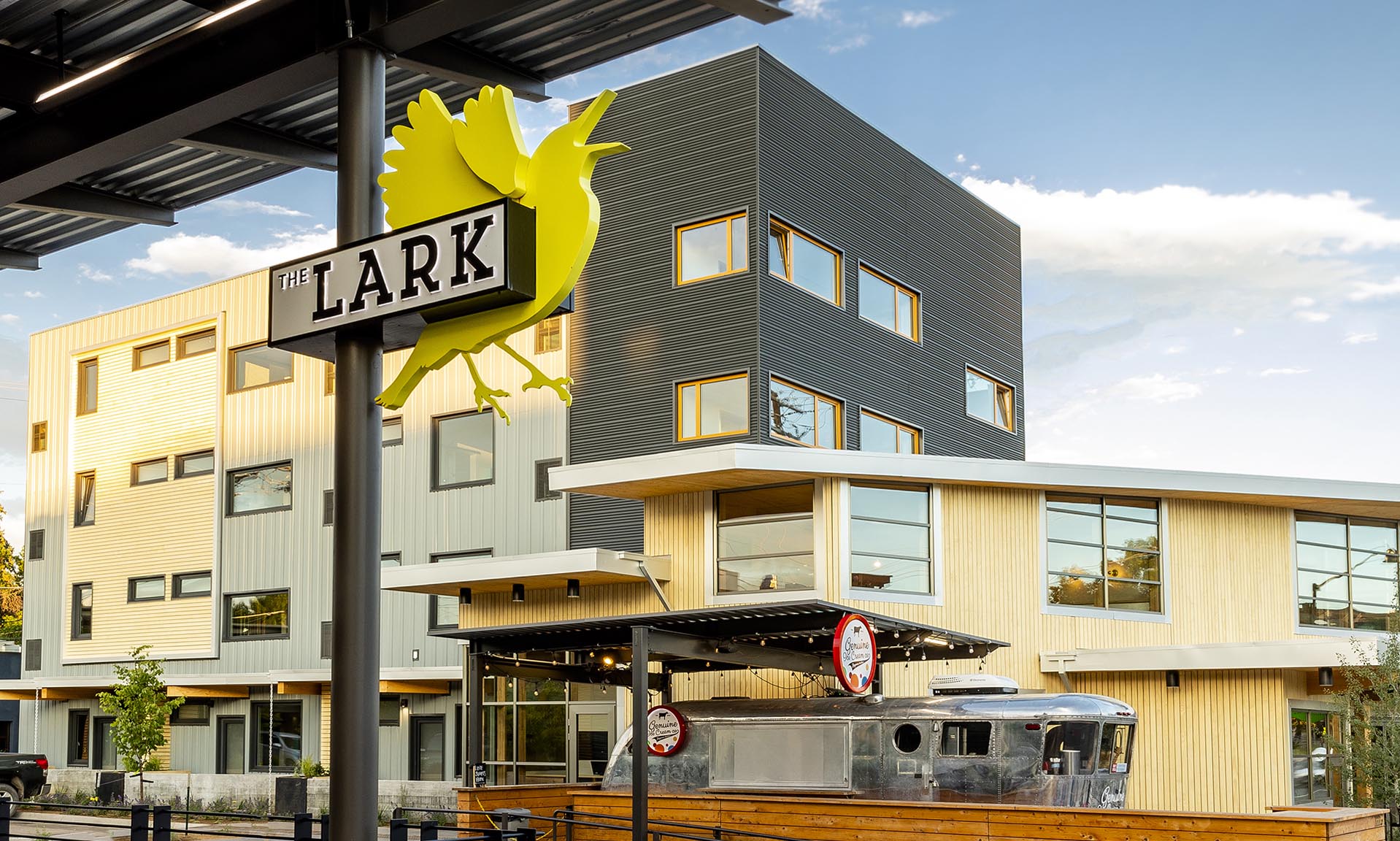 The Lark Hotel Addition exterior