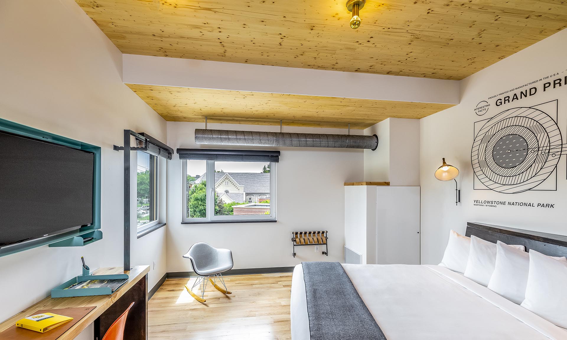 The Lark Hotel Addition interior bedroom