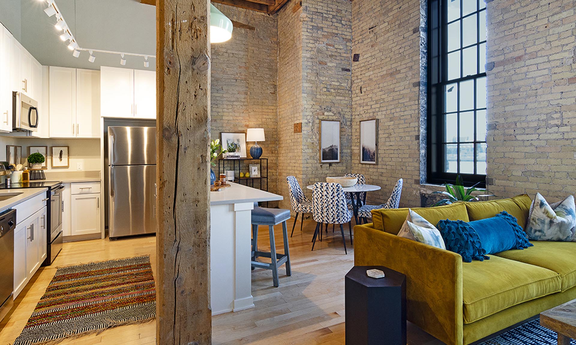 Timber Lofts inside loft