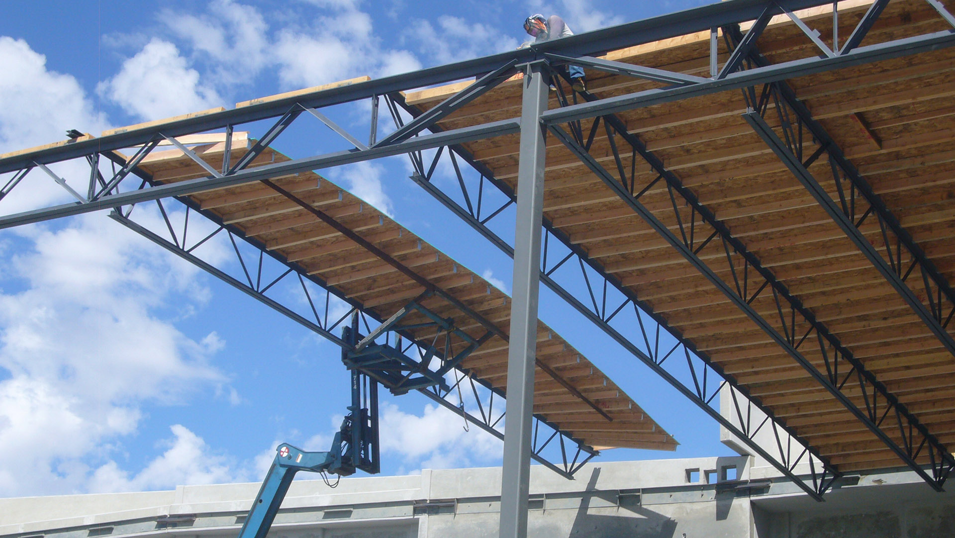 timber panalized roof