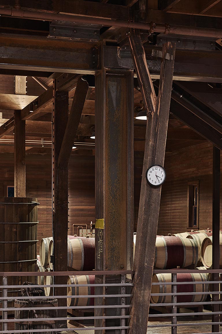 Trefethen Historic Winery cask room