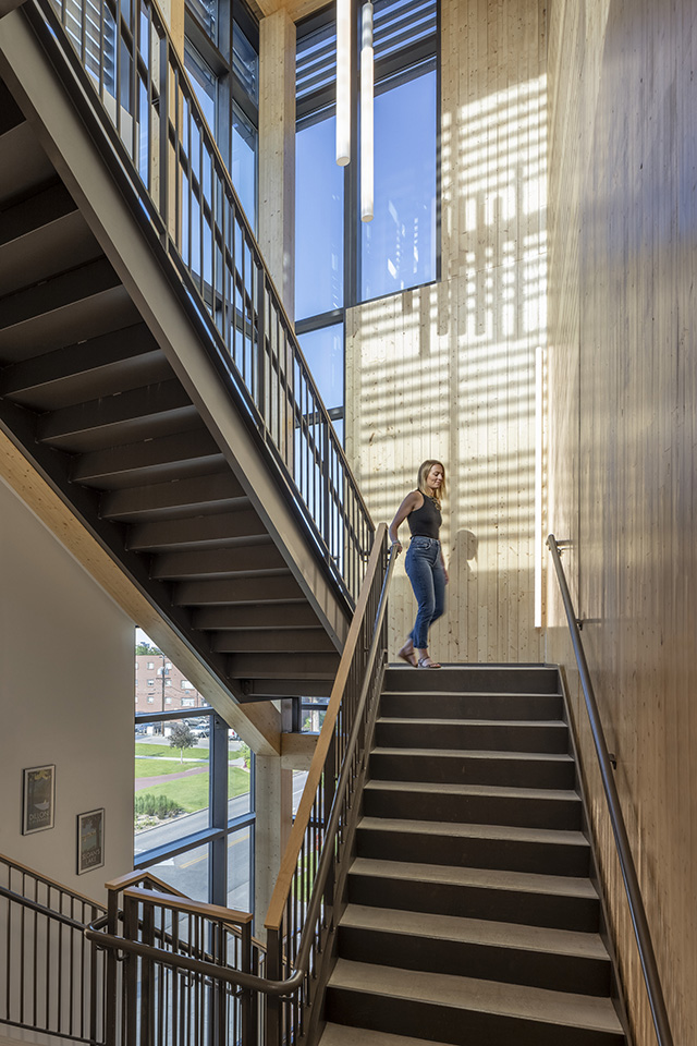 University of Denver Burwell Center staircase