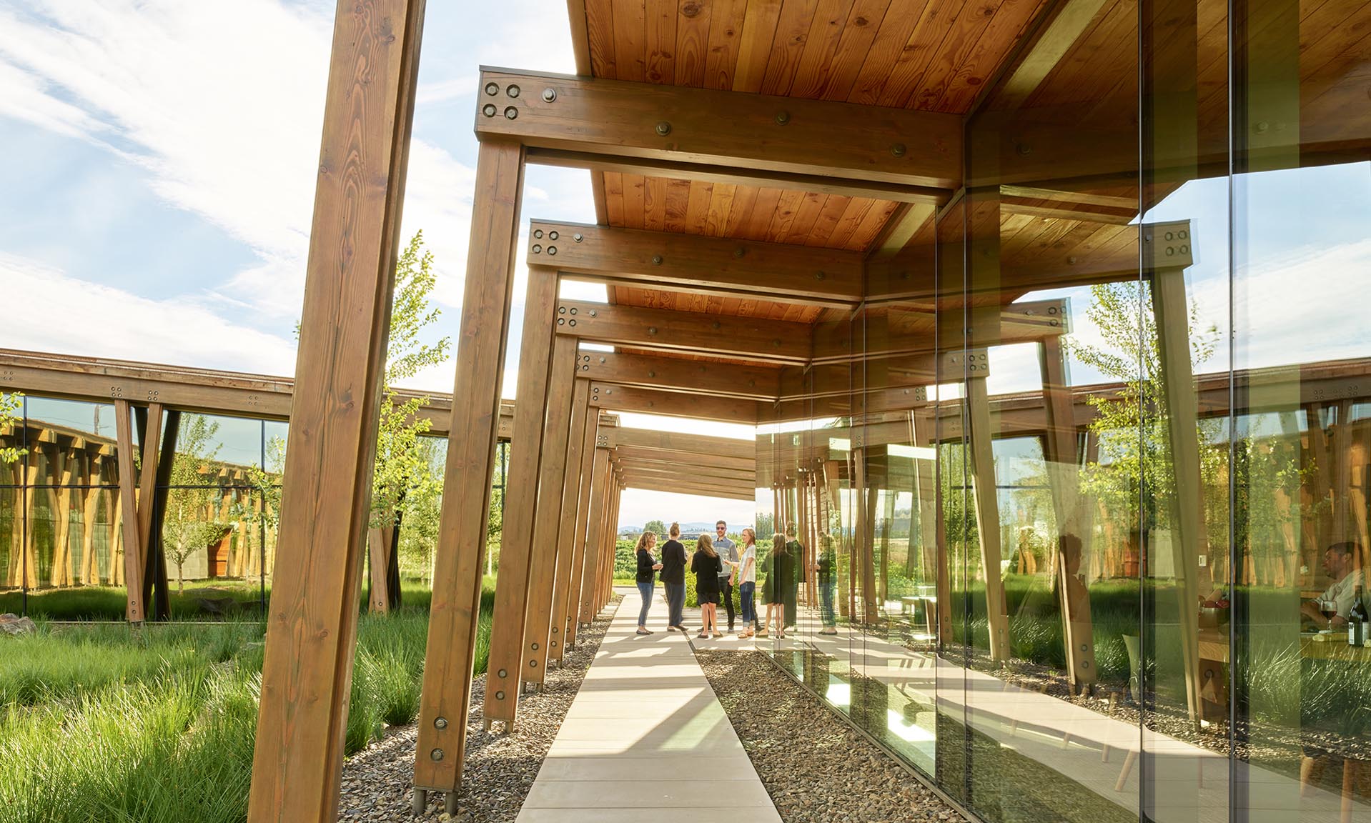 Washington Fruit & Produce Company glulam columns