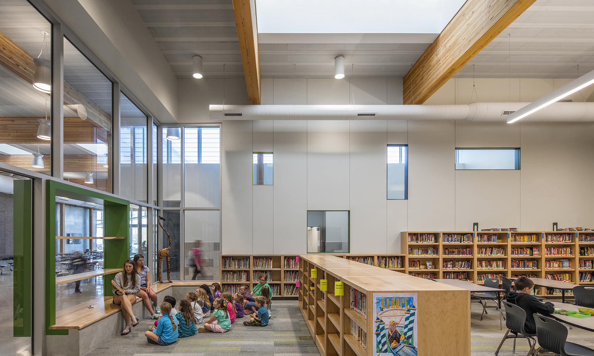 Wisner-Pilger Public Schools Addition library