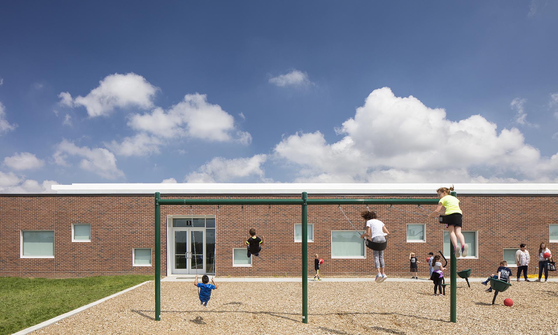 Wisner-Pilger Public Schools Addition exterior playground